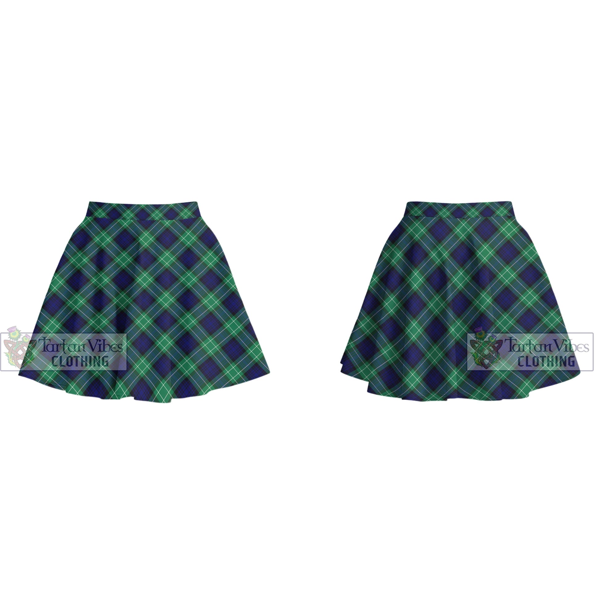 Tartan Vibes Clothing Abercrombie Tartan Women's Plated Mini Skirt