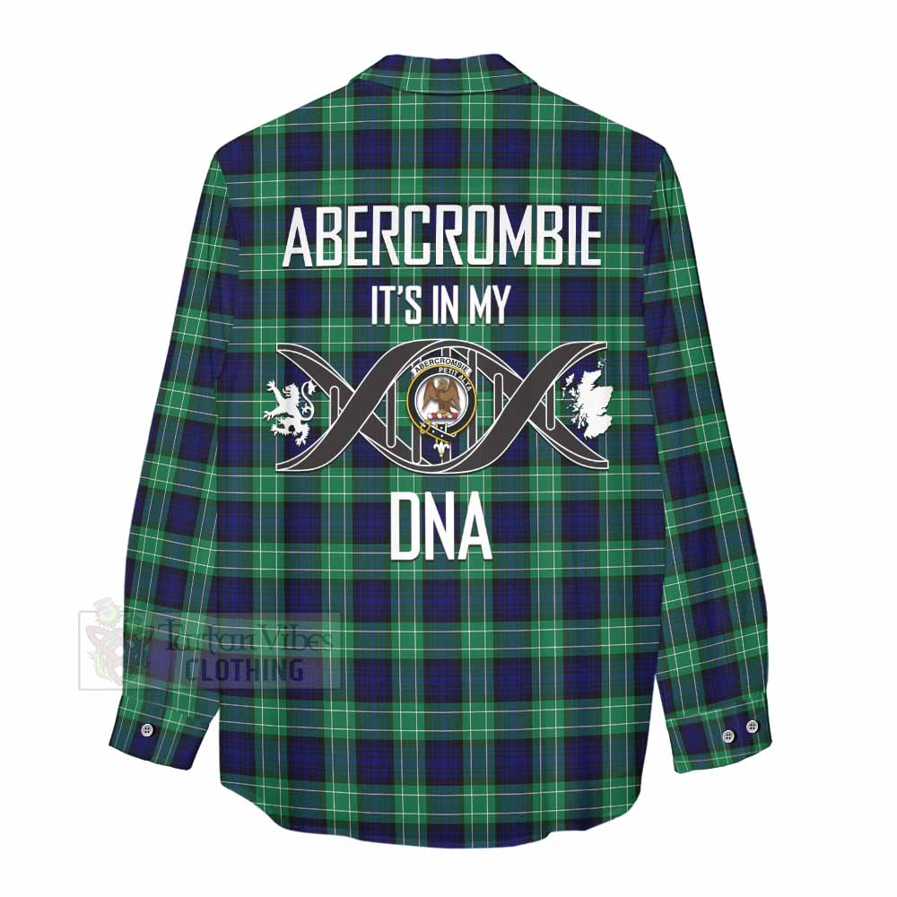 Tartan Vibes Clothing Abercrombie Tartan Women's Casual Shirt with Family Crest DNA In Me Style