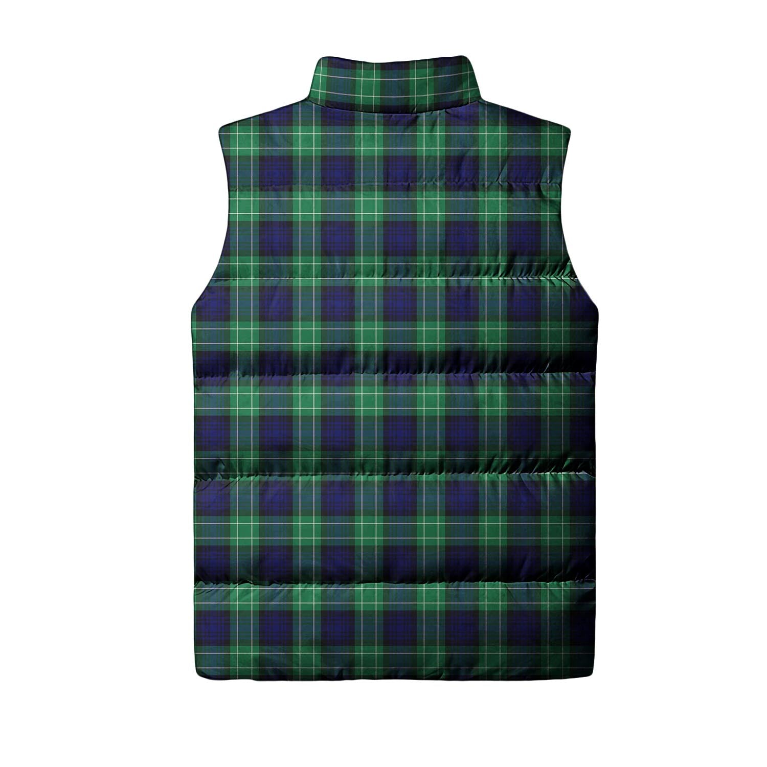 Abercrombie Tartan Sleeveless Puffer Jacket with Family Crest - Tartanvibesclothing