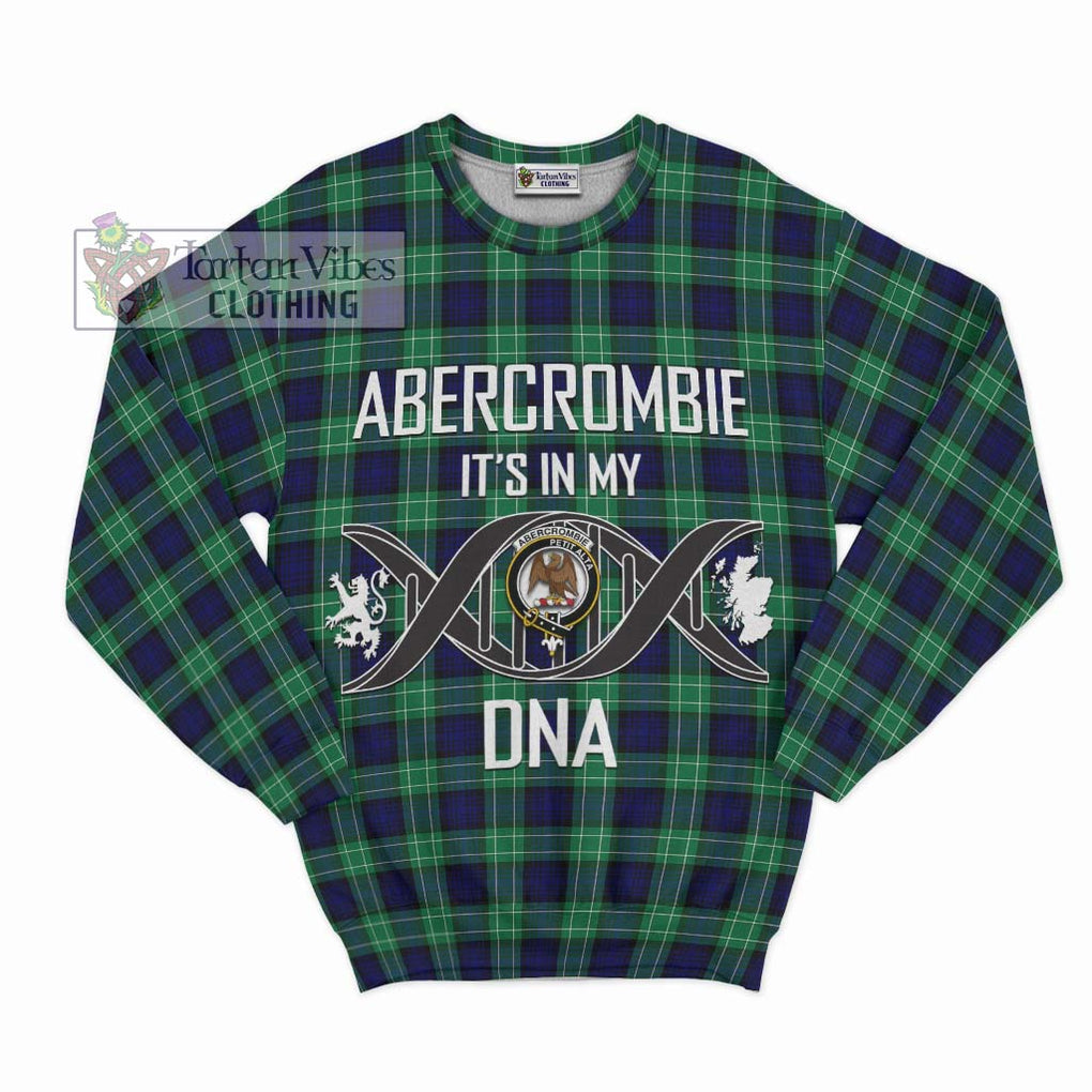 Abercrombie Tartan Sweatshirt with Family Crest DNA In Me Style - Tartanvibesclothing Shop