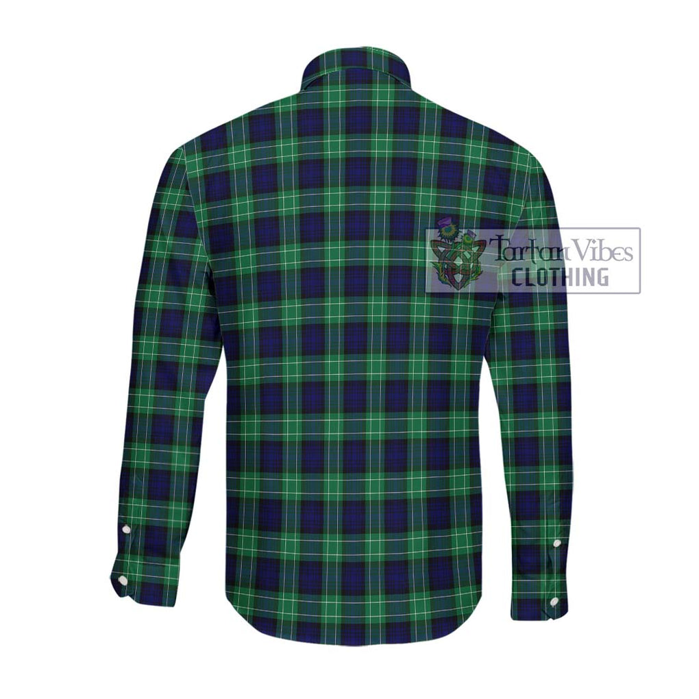 Abercrombie Tartan Long Sleeve Button Shirt with Family Crest DNA In Me Style - Tartanvibesclothing Shop