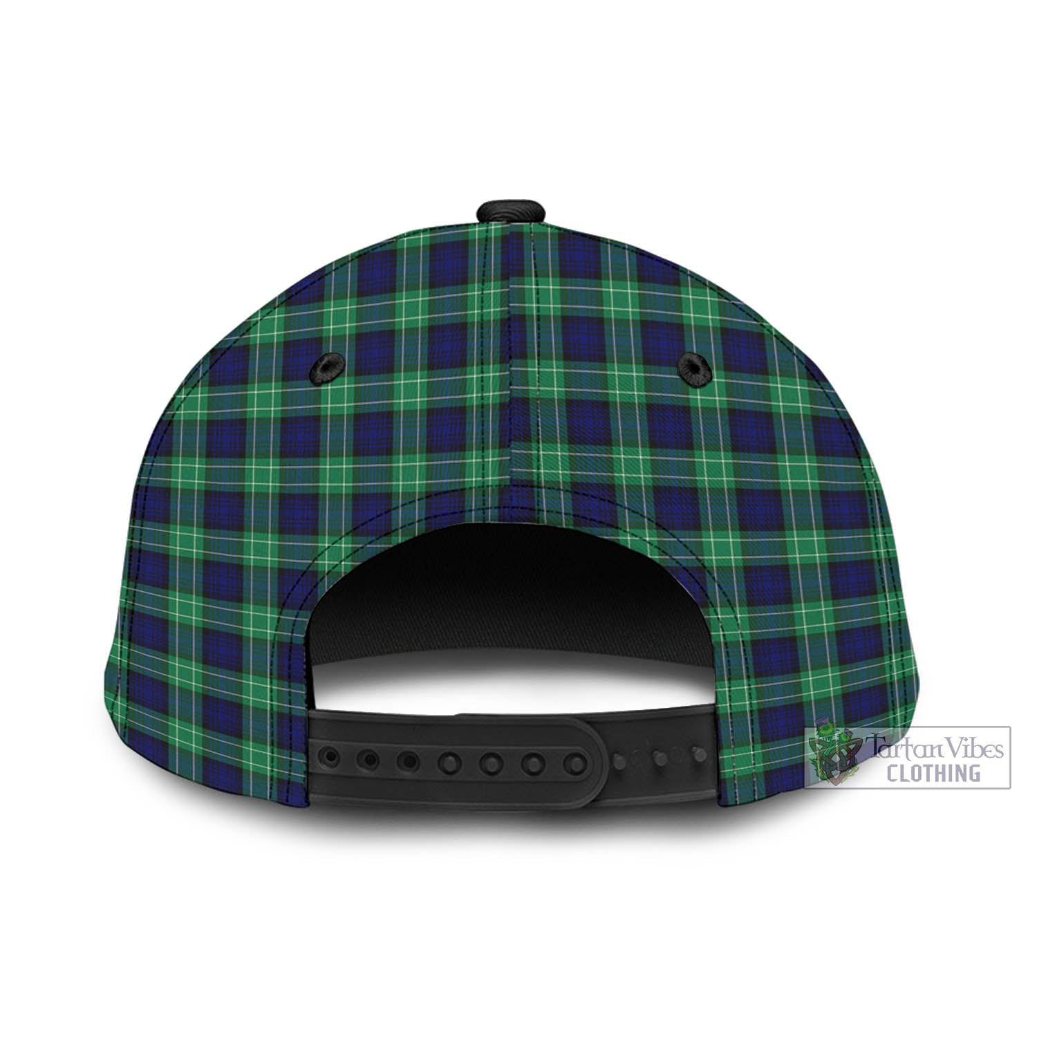 Tartan Vibes Clothing Abercrombie Tartan Classic Cap with Family Crest In Me Style