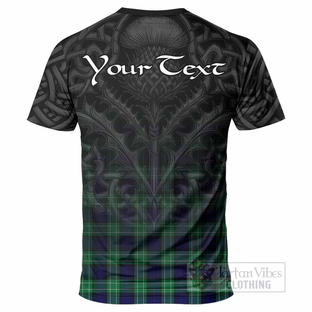 Tartan Vibes Clothing Abercrombie Tartan T-Shirt with Family Crest Celtic Thistle Vibes