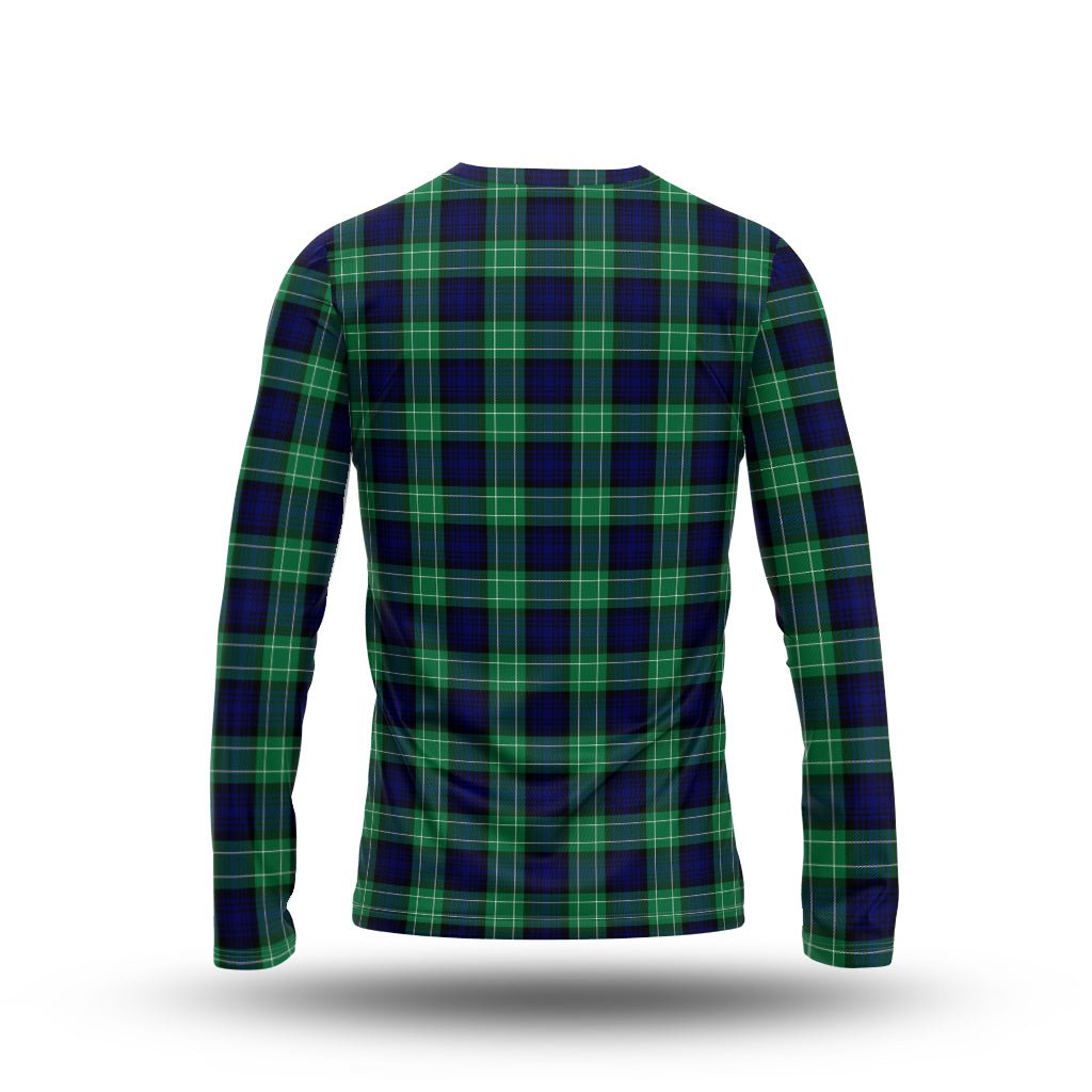 Abercrombie Tartan Long Sleeve T-Shirt with Family Crest - Tartanvibesclothing