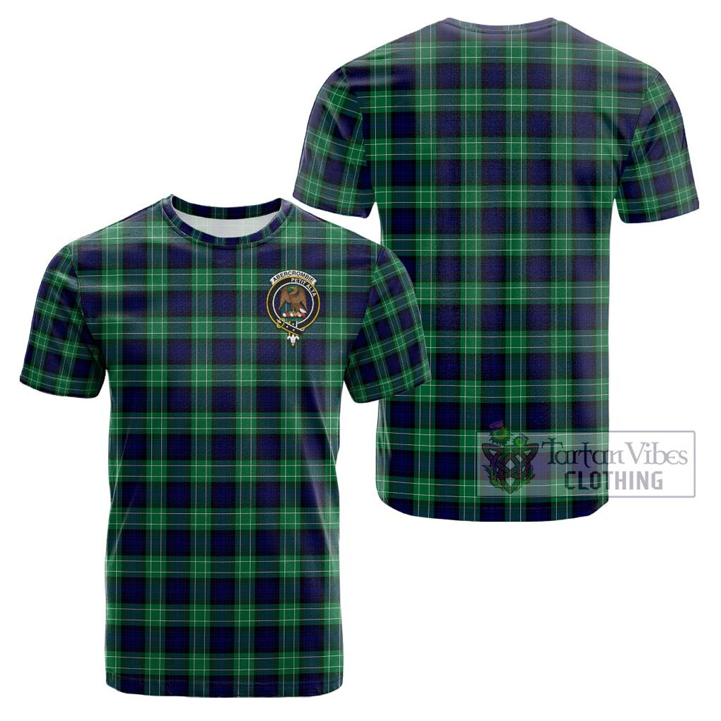 Abercrombie Tartan Cotton T-Shirt with Family Crest Kid's Shirt - Tartanvibesclothing Shop