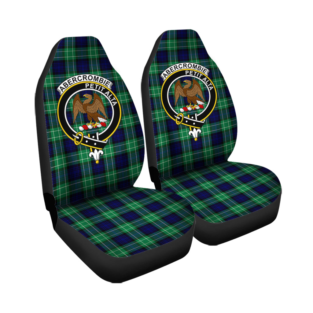 Abercrombie Tartan Car Seat Cover with Family Crest - Tartanvibesclothing