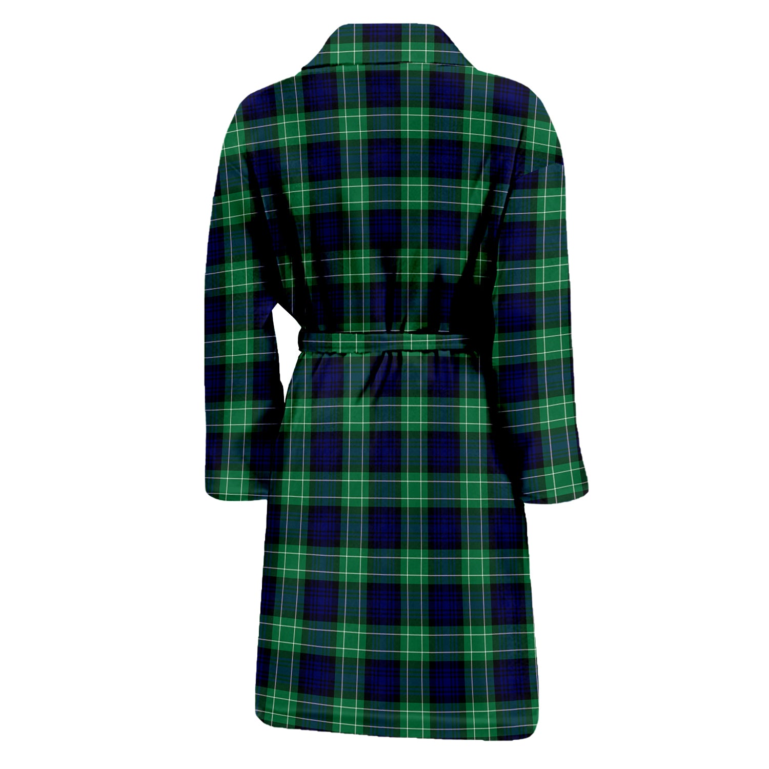 Abercrombie Tartan Bathrobe with Family Crest - Tartan Vibes Clothing