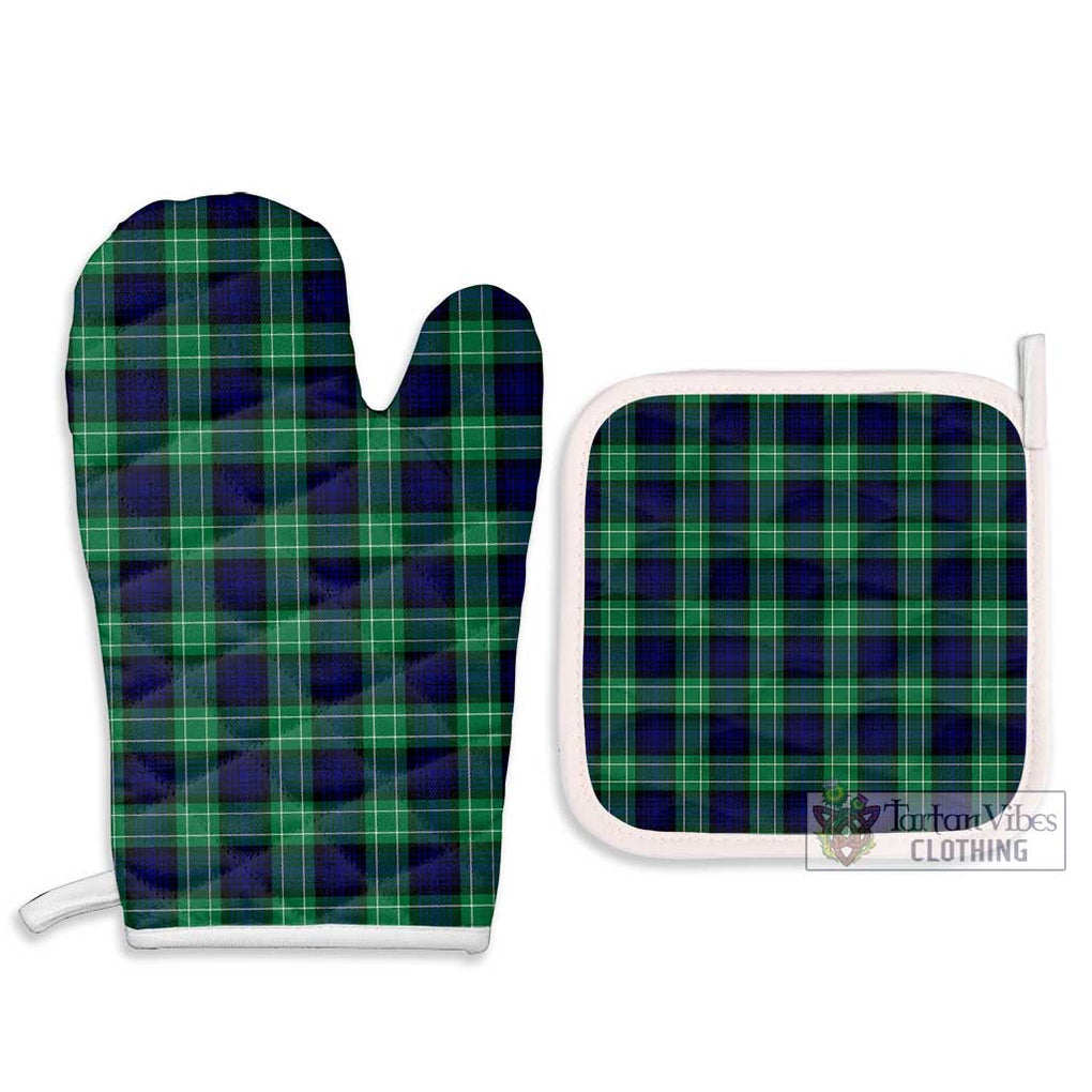 Abercrombie Tartan Combo Oven Mitt & Pot-Holder Combo 1 Oven Mitt & 2 Pot-Holder White - Tartan Vibes Clothing