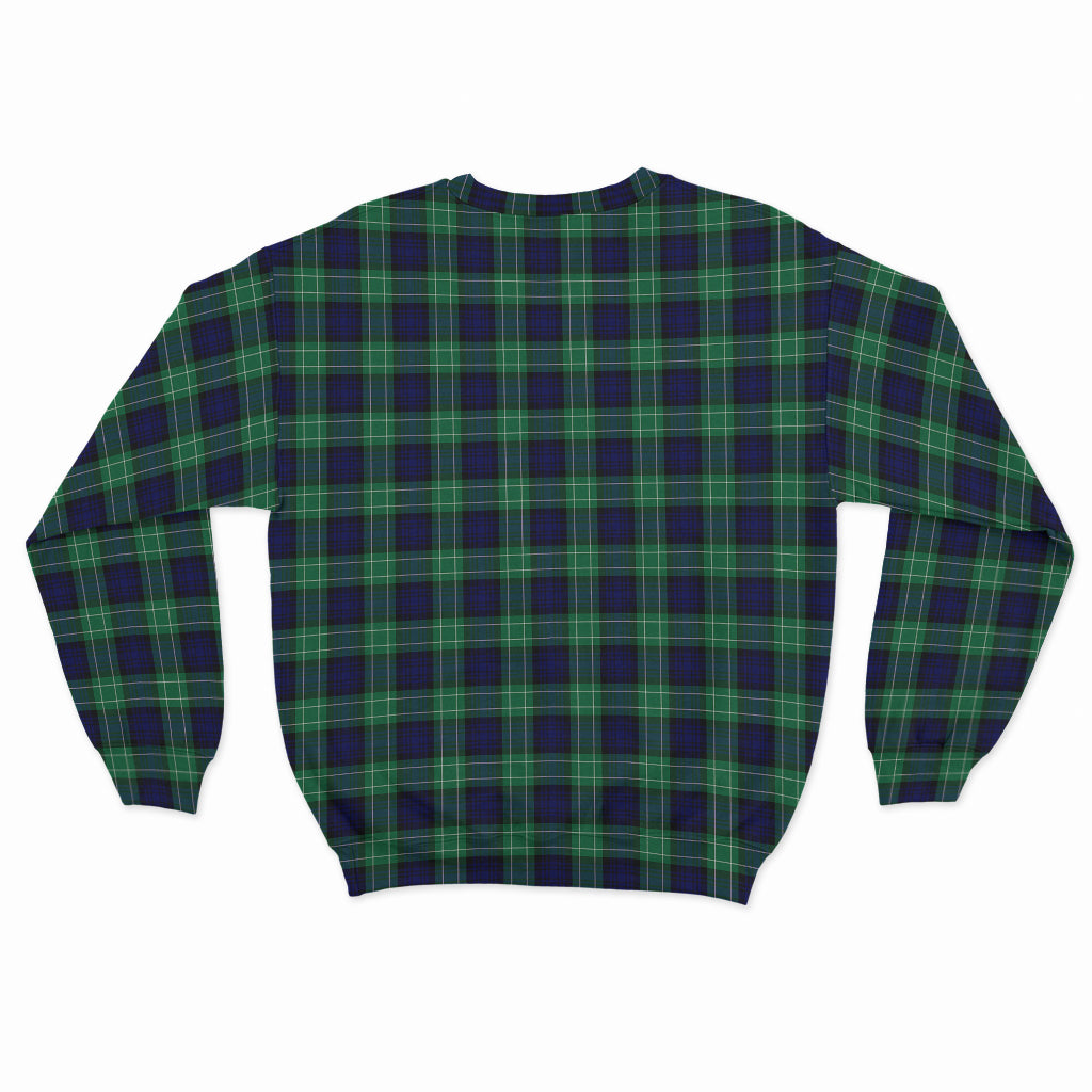 Abercrombie Tartan Sweatshirt with Family Crest - Tartanvibesclothing