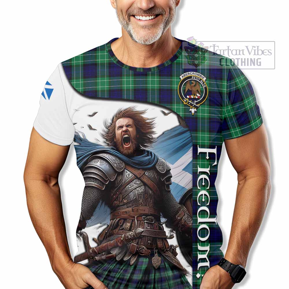 Abercrombie Crest Tartan T-Shirt Inspired by the Freedom of Scottish Warrior