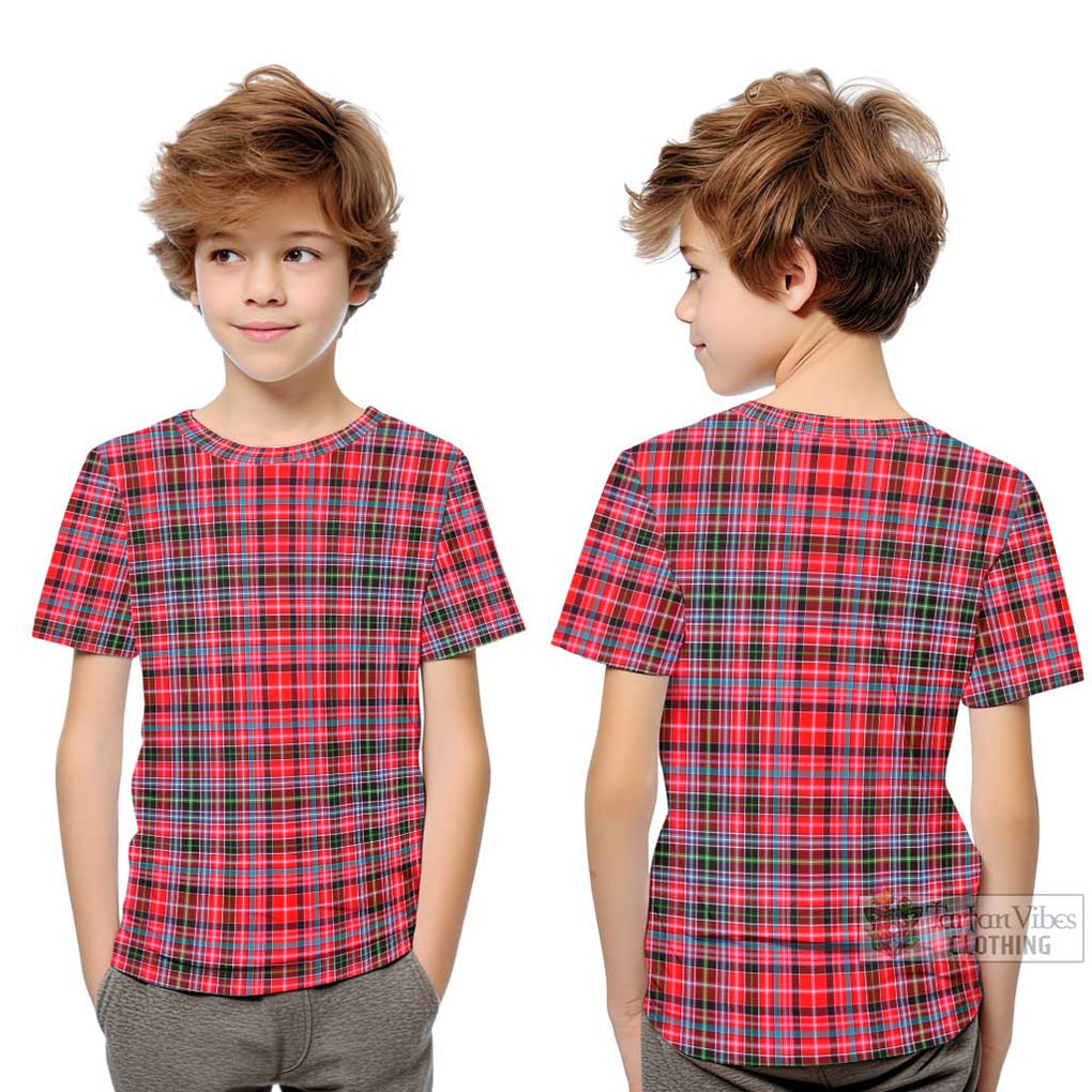 Aberdeen District Tartan Kid T-Shirt Youth XL Size14 - Tartanvibesclothing Shop