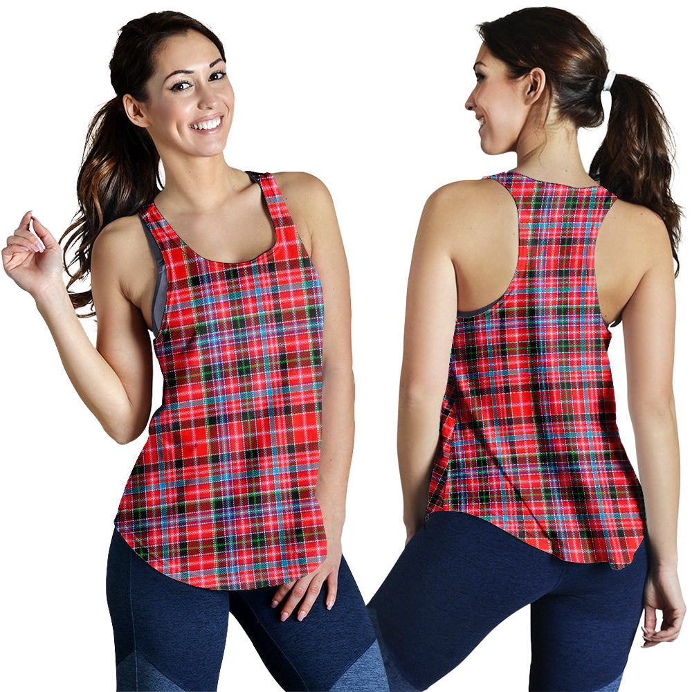 Aberdeen District Tartan Women Racerback Tanks - Tartanvibesclothing