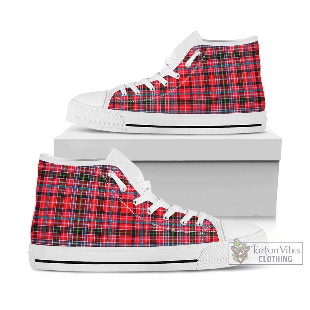 Tartan Vibes Clothing Aberdeen District Tartan High Top Shoes