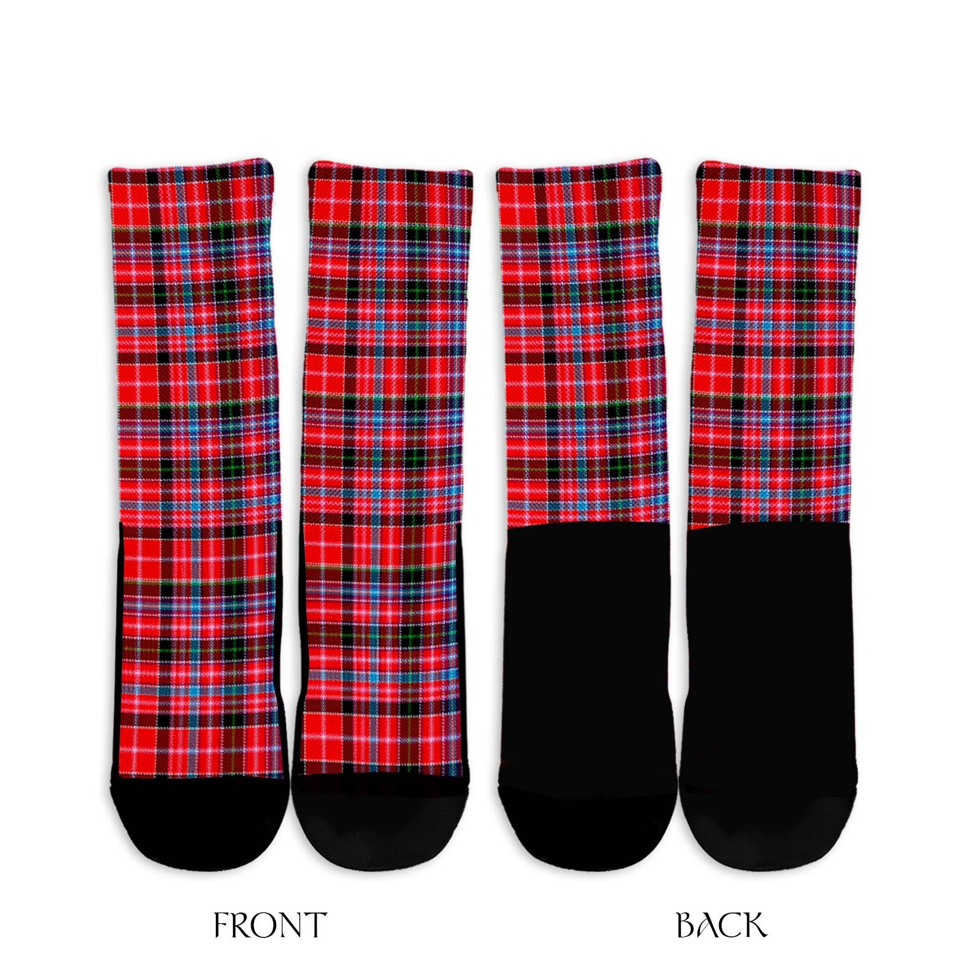 Aberdeen District Tartan Crew Socks - Tartanvibesclothing