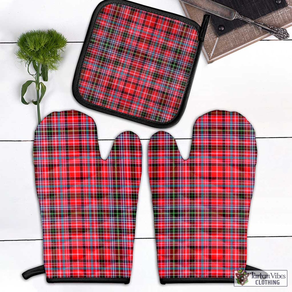 Aberdeen District Tartan Combo Oven Mitt & Pot-Holder Combo 1 Oven Mitt & 1 Pot-Holder Black - Tartan Vibes Clothing