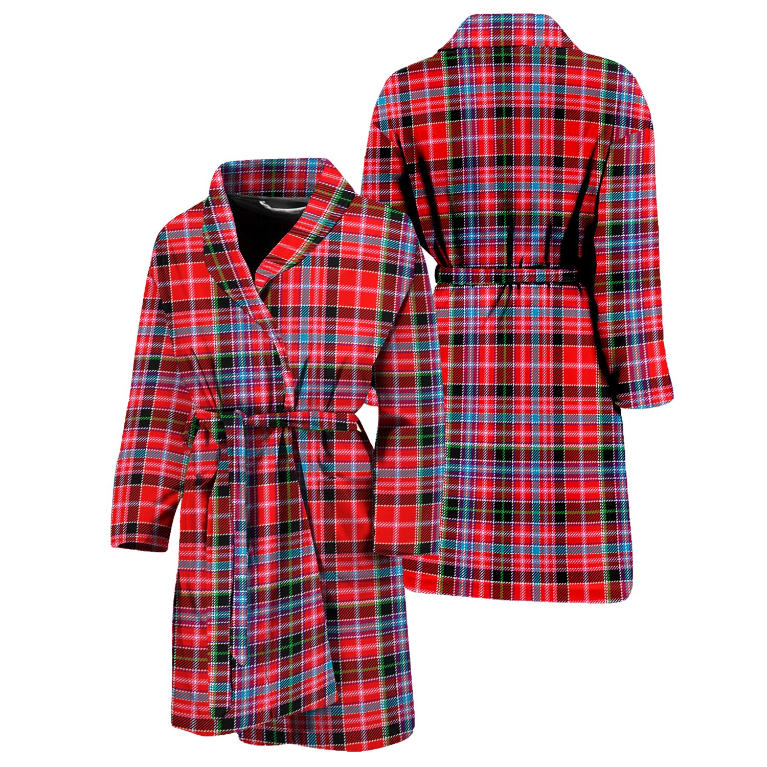 Aberdeen District Tartan Bathrobe Unisex M - Tartan Vibes Clothing