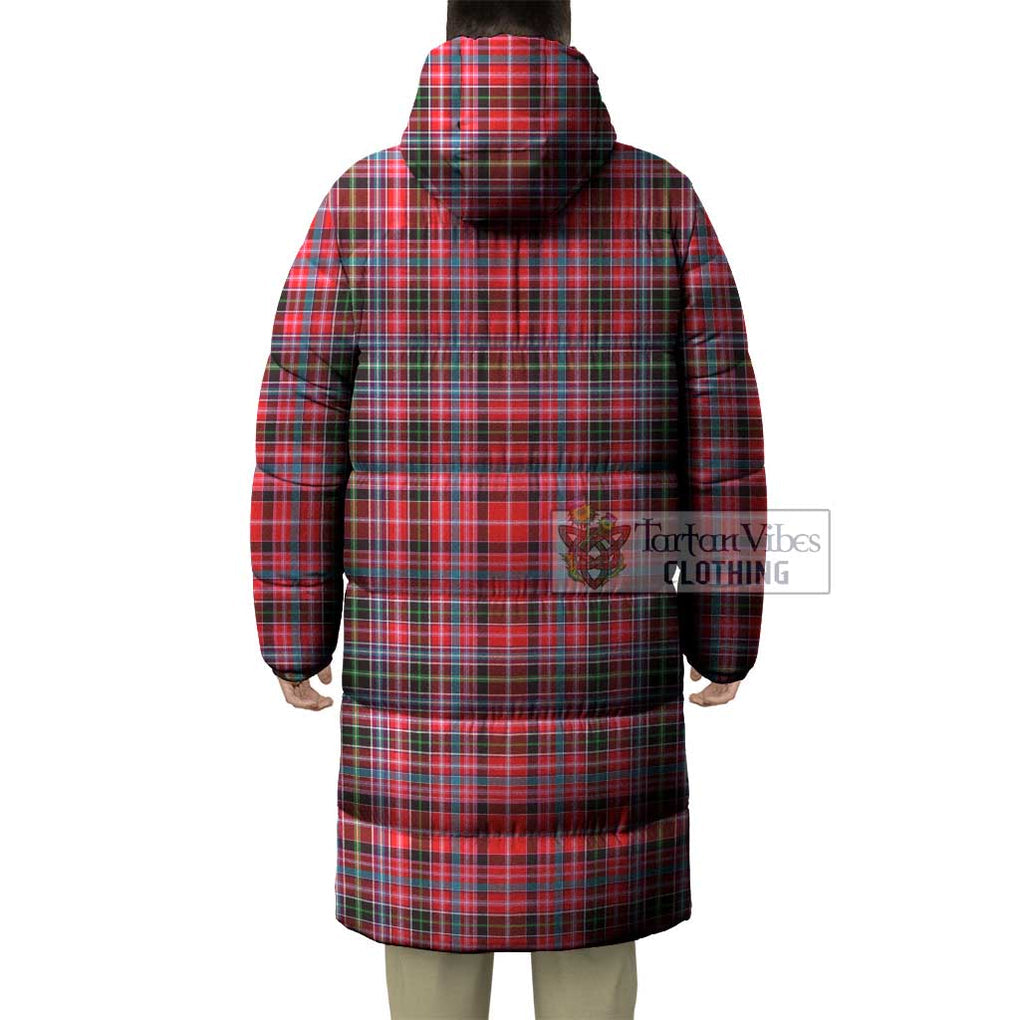 Tartan Vibes Clothing Aberdeen District Tartan Long Down Jacket