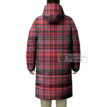 Aberdeen District Tartan Long Down Jacket