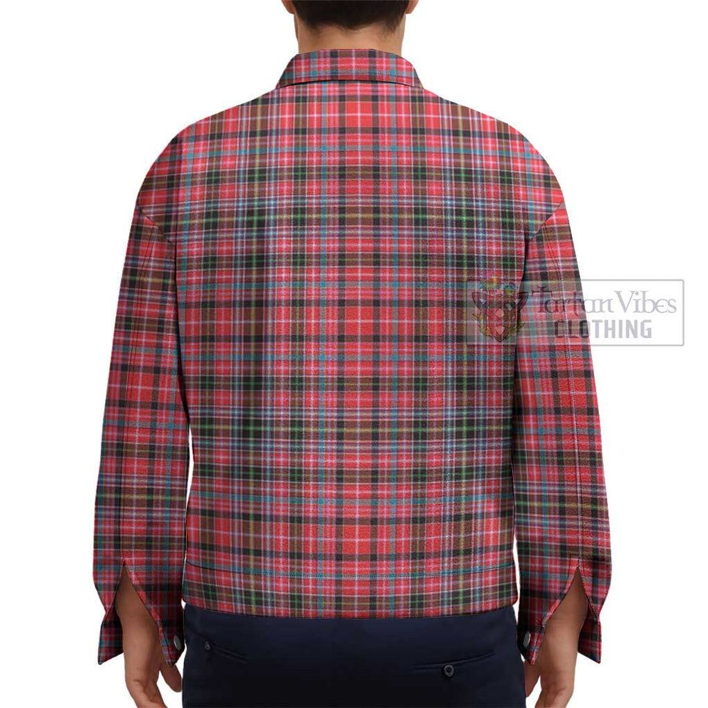 Aberdeen District Tartan Unisex Lapel Cotton Jacket - Tartan Vibes Clothing
