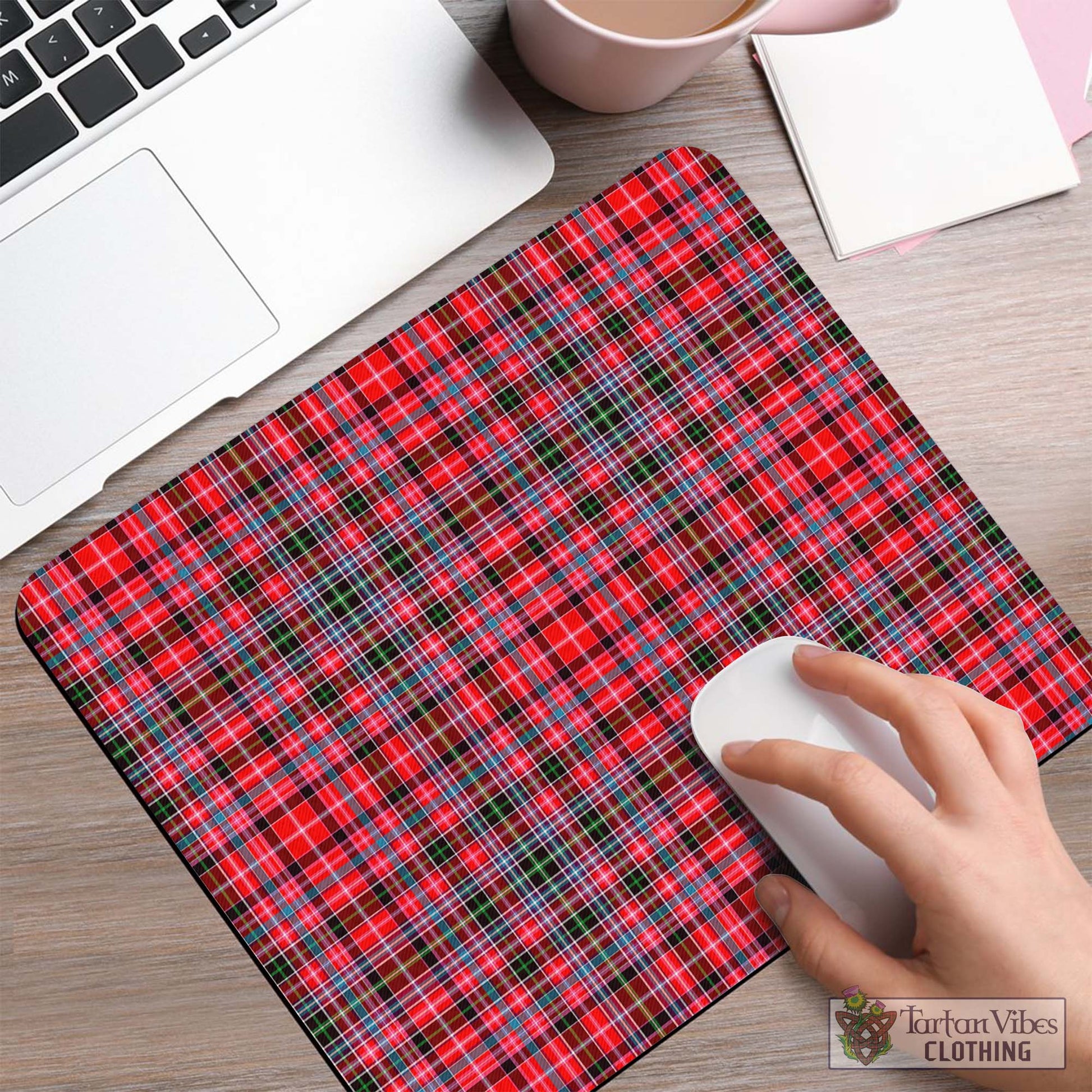 Tartan Vibes Clothing Aberdeen District Tartan Mouse Pad