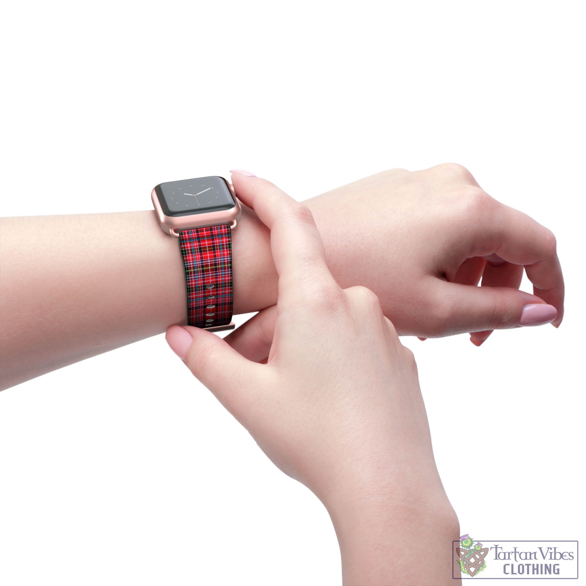 Tartan Vibes Clothing Aberdeen District Tartan Watch Band