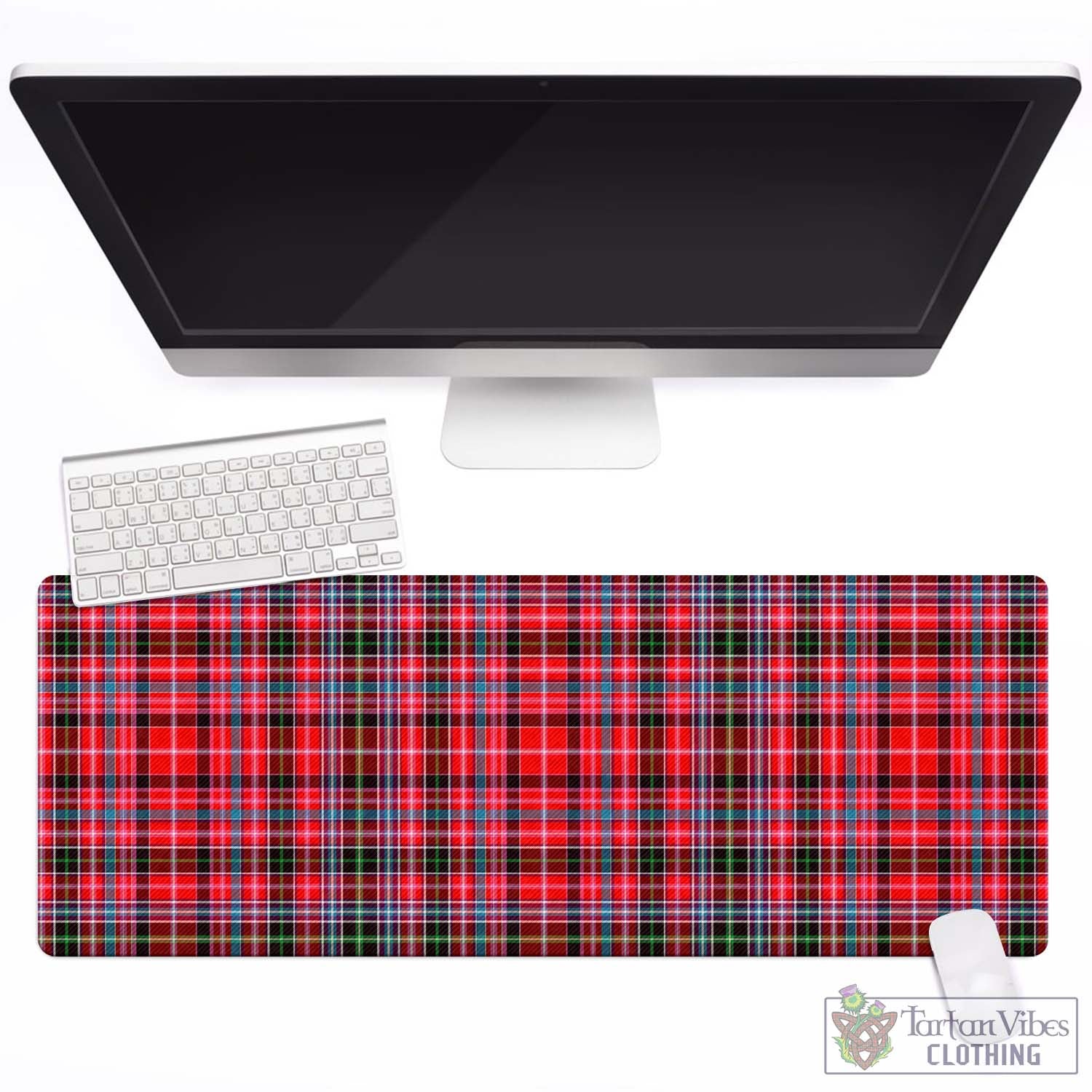 Tartan Vibes Clothing Aberdeen District Tartan Mouse Pad