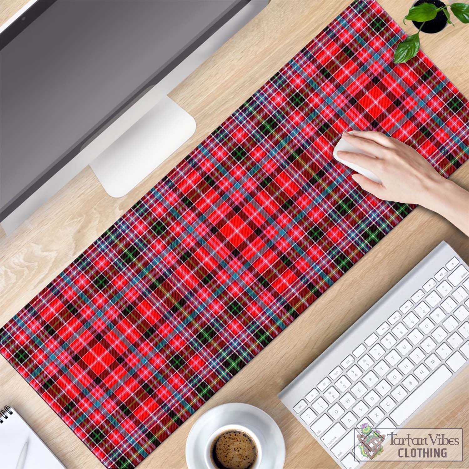 Tartan Vibes Clothing Aberdeen District Tartan Mouse Pad