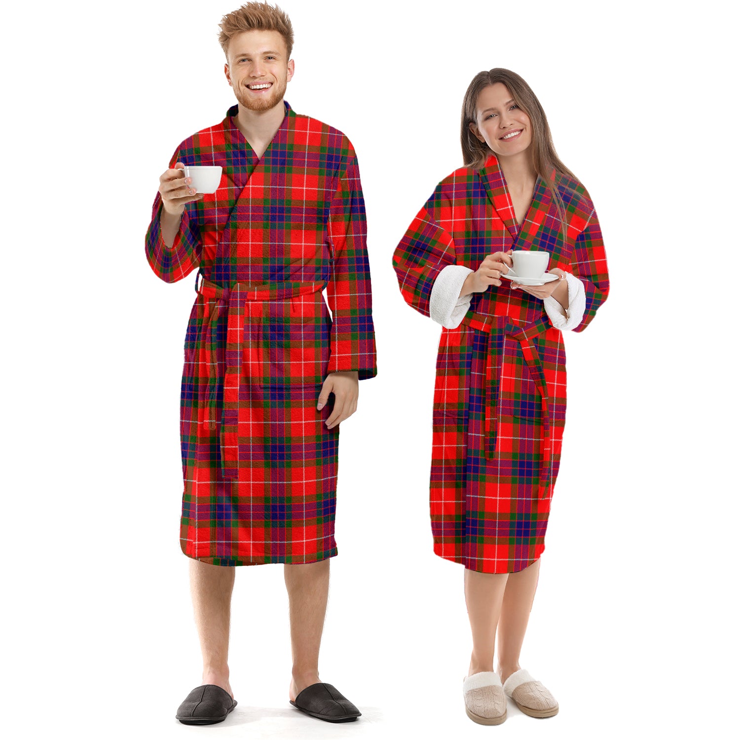 Abernethy Tartan Bathrobe Unisex S - Tartan Vibes Clothing