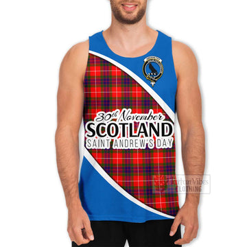 Abernethy Family Crest Tartan Men's Tank Top Celebrate Saint Andrew's Day in Style Men - Tartan Vibes Clothing