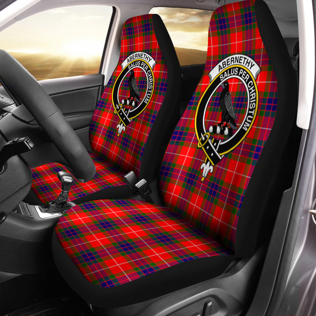 Abernethy Tartan Car Seat Cover with Family Crest One Size - Tartan Vibes Clothing