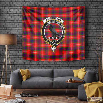 Abernethy Tartan Tapestry Wall Hanging and Home Decor for Room with Family Crest