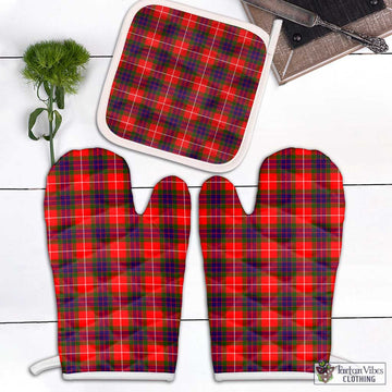 Abernethy Tartan Combo Oven Mitt & Pot-Holder White - Tartan Vibes Clothing