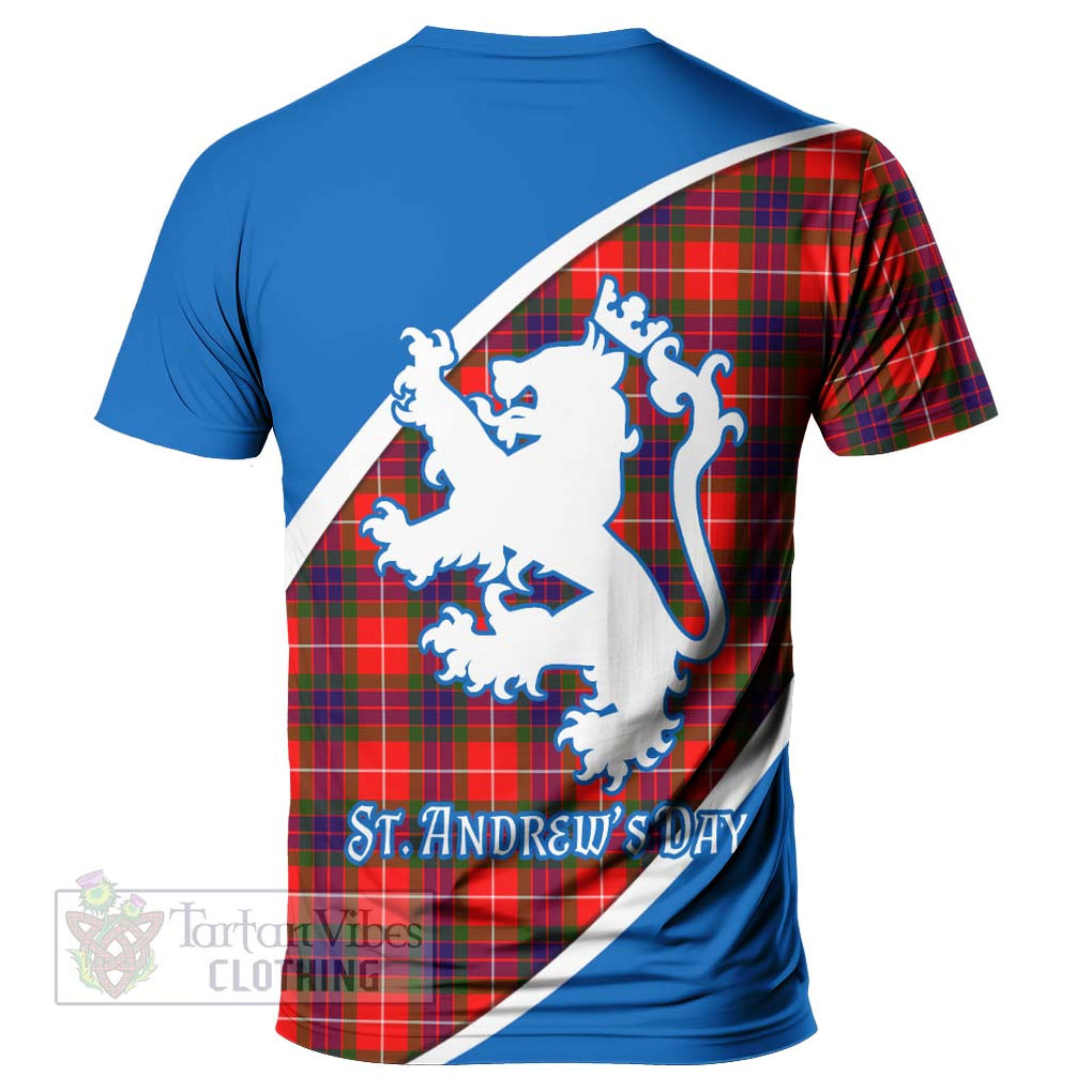 Tartan Vibes Clothing Abernethy Family Crest Tartan T-Shirt Celebrate Saint Andrew's Day in Style