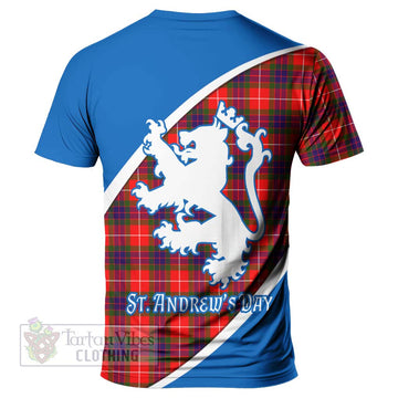 Abernethy Family Crest Tartan T-Shirt Celebrate Saint Andrew's Day in Style