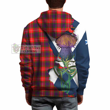 Abernethy Tartan Family Crest Hoodie Scottish Thistle Celtic Inspired - Tartan Vibes Clothing