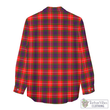 Abernethy Tartan Women's Casual Shirt with Family Crest