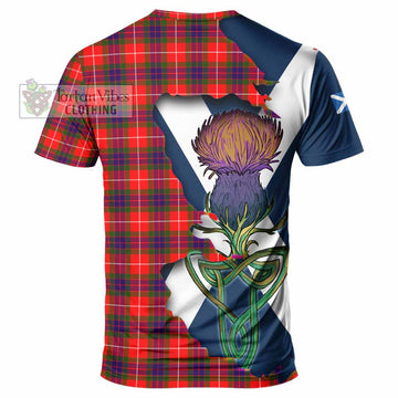 Abernethy Tartan Family Crest T-Shirt Scottish Thistle Celtic Inspired - Tartan Vibes Clothing