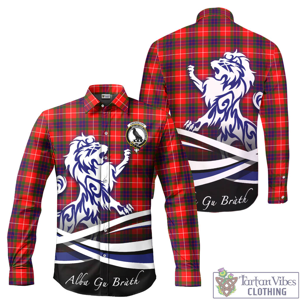 abernethy-tartan-long-sleeve-button-up-shirt-with-alba-gu-brath-regal-lion-emblem