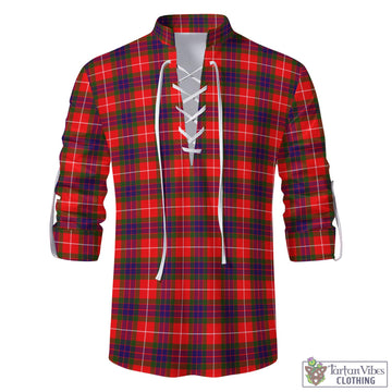 Abernethy Tartan Men's Scottish Traditional Jacobite Ghillie Kilt Shirt