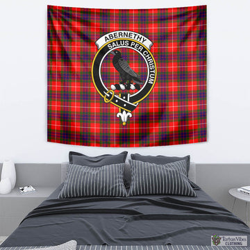 Abernethy Tartan Tapestry Wall Hanging and Home Decor for Room with Family Crest