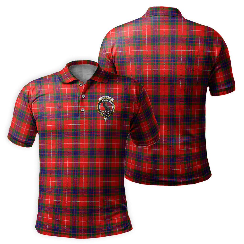 Abernethy Tartan Men's Polo Shirt with Family Crest - Tartan Vibes Clothing