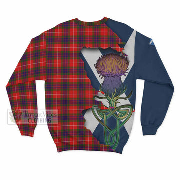 Abernethy Tartan Family Crest Sweatshirt Scottish Thistle Celtic Inspired - Tartan Vibes Clothing