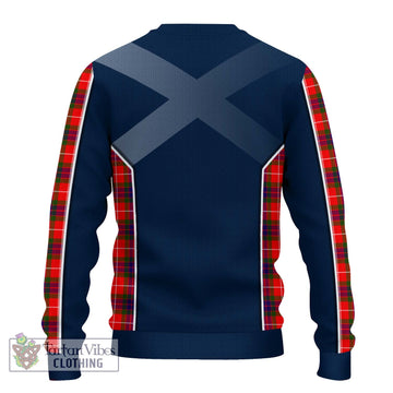 Abernethy Tartan Ugly Sweater with Family Crest and Lion Rampant Vibes Sport Style