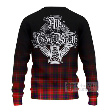 Abernethy Tartan Ugly Sweater Featuring Alba Gu Brath Family Crest Celtic Inspired