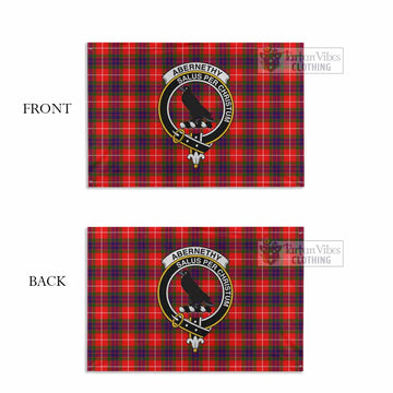 Abernethy Tartan House Flag with Family Crest - Tartan Vibes Clothing