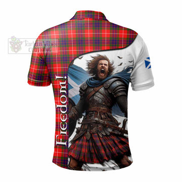 Abernethy Crest Tartan Polo Shirt Inspired by the Freedom of Scottish Warrior