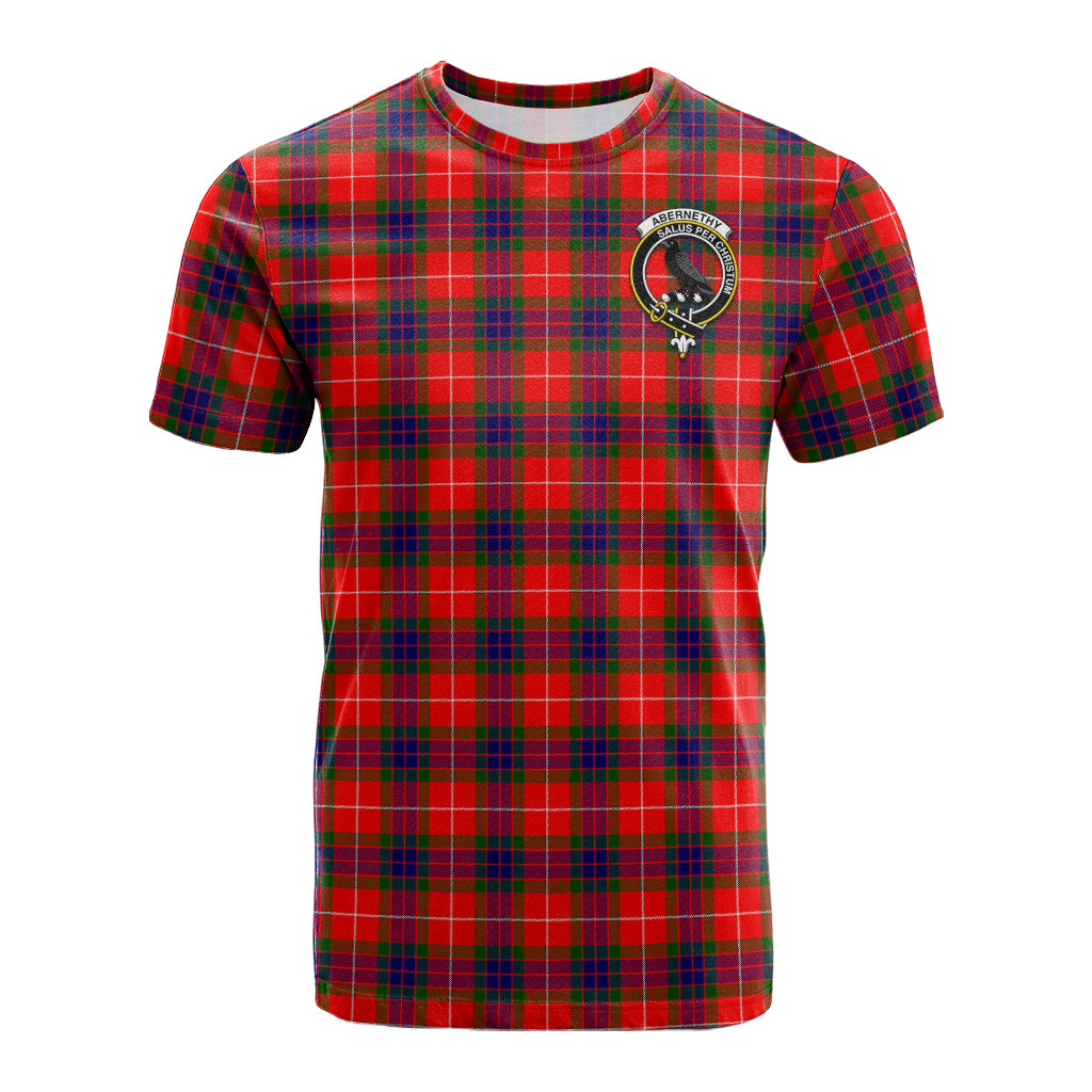 Abernethy Tartan T-Shirt with Family Crest - Tartan Vibes Clothing