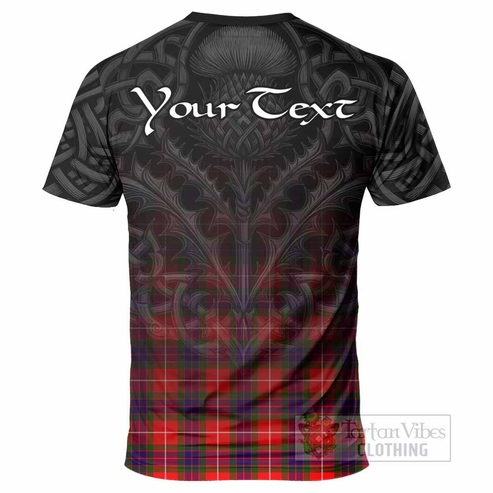 Tartan Vibes Clothing Abernethy Tartan T-Shirt with Family Crest Celtic Thistle Vibes