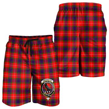 Abernethy Tartan Mens Shorts with Family Crest