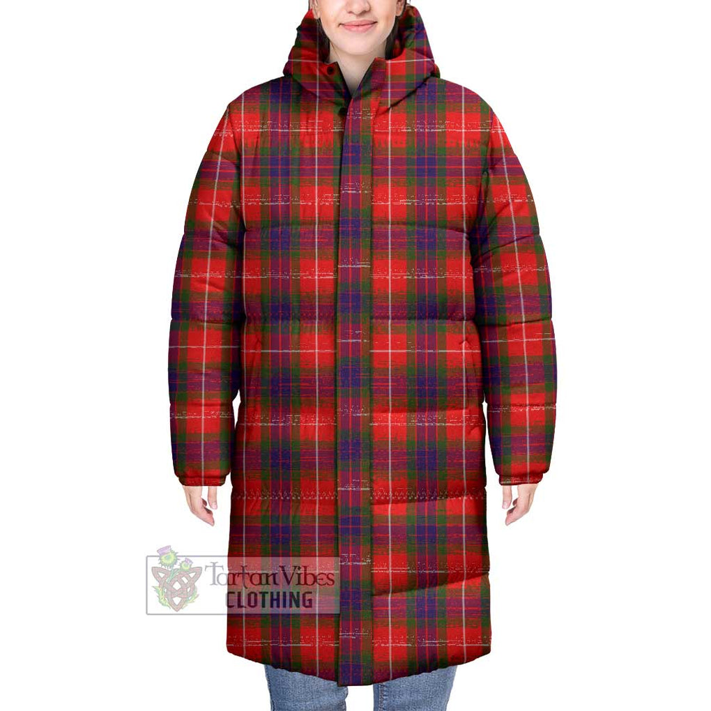 Tartan Vibes Clothing Abernethy Tartan Long Down Jacket